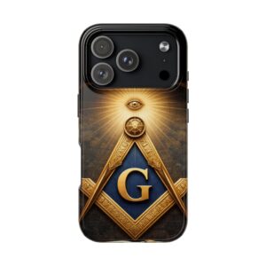 masonic square and compass phone case | iphone 17 pro & pro max only
