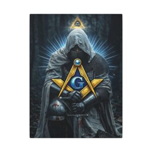 kneeling knight masonic wall art | freemason wall art | knight templar decor | square & compass lodge decor | freemason gift