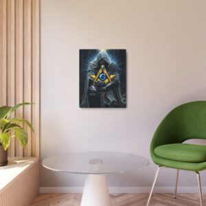 kneeling knight metal sign | freemason wall art | knight templar decor | square & compass lodge decor | freemason gift