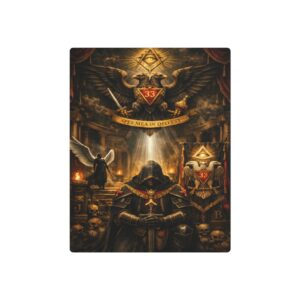 33rd degree scottish rite masonic metal sign | square compass lodge decor