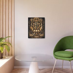 entered passed raised masonic metal sign | square compass lodge decor