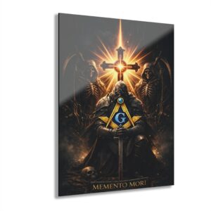 memento mori masonic acrylic print | masonic wall art
