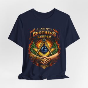 i am my brothers keeper masonic shirt | freemason square and compass tee | brotherhood mason gift