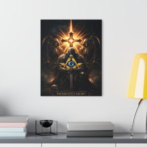 memento mori masonic acrylic print | masonic wall art