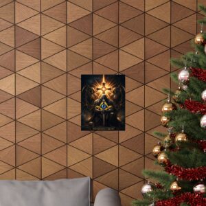 memento mori masonic poster wall art | freemason wall art | knight templar decor | square & compass lodge decor | freemason gift