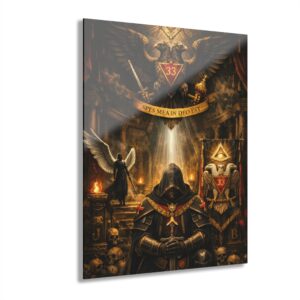 33rd degree scottish rite acrylic print | masonic wall art