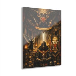 33rd degree scottish rite acrylic print | masonic wall art