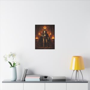 32nd degree scottish rite masonic canvas wall art | knight templar decor