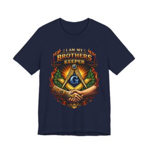 i am my brothers keeper masonic shirt | freemason square and compass tee | brotherhood mason gift