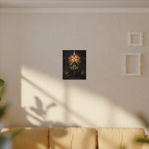 memento mori masonic canvas wall art | freemason wall art | knight templar decor | square & compass lodge decor | freemason gift