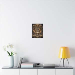 entered passed raised masonic canvas wall art | knight templar decor