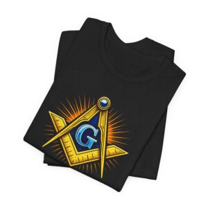 masonic compass and square i am a traveling man tee | freemason symbol t shirt