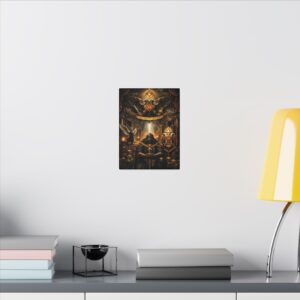 33rd degree scottish rite canvas wall art | knight templar decor | lodge decor | freemason gift