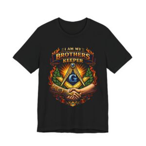 i am my brothers keeper masonic shirt | freemason square and compass tee | brotherhood mason gift