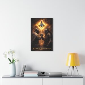 bound by brotherhood masonic acrylic print | masonic wall art