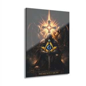memento mori masonic acrylic print | masonic wall art