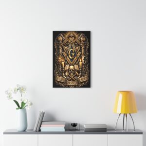 entered, passed, raised masonic acrylic print | masonic wall art