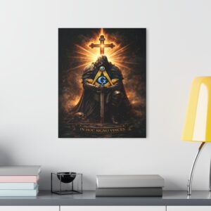knight templar masonic acrylic print | masonic wall art