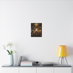 33rd degree scottish rite canvas wall art | knight templar decor | lodge decor | freemason gift