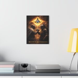 bound by brotherhood masonic acrylic print | masonic wall art