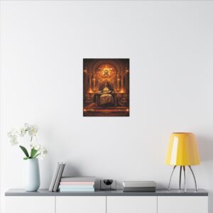 shriner masonic canvas wall art | knight templar decor