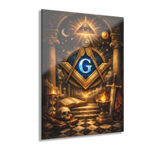 the all seeing eye masonic acrylic print | masonic wall art