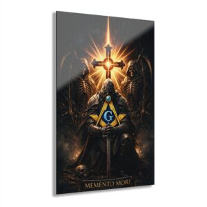 memento mori masonic acrylic print | masonic wall art
