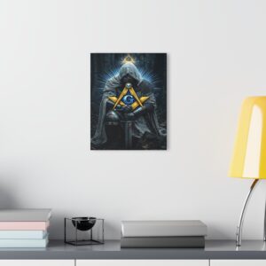 kneeling knight masonic acrylic print | masonic wall art