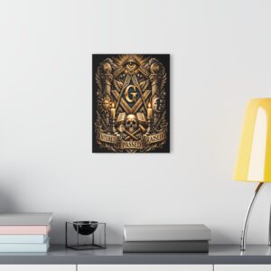entered, passed, raised masonic acrylic print | masonic wall art