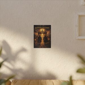 in search of light canvas wall art | freemason wall art | knight templar decor | square & compass lodge decor | freemason gift